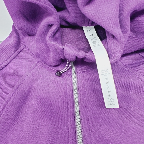[ NWT ] Size XS Small Dramatic Magenta scuba oversized 1/2 zip Lululemon - Picture 7 of 8